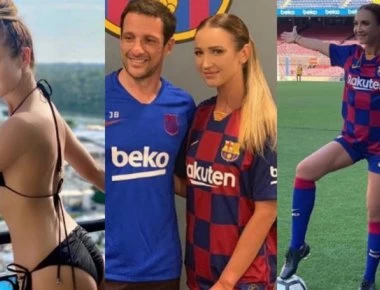 Όλγα Μπούζοβα: «Αναστάτωσε» το «Καμπ Νου» η «εκρηκτική» ξανθιά Ρωσίδα καλλονή (φώτο)